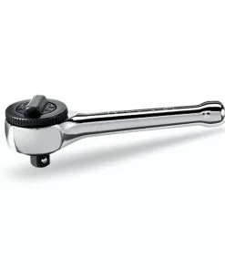 Powerbuilt 3/8 Inch Drive 42 Tooth Stubby Spin Disc Ratchet - 641514