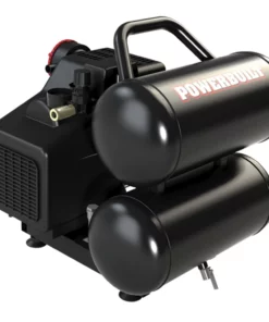 Powerbuilt 5 Gallon Twin Tank 2HP Motor 125 MAX PSI ACC Air Compressor - 641594