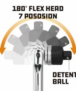 Powerbuilt 1/2 Inch Drive 24 Inch Ratcheting Flex Handle - 641700 -Hot Sale Powerbuilt Shop 641700 03