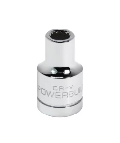 Powerbuilt 1/2 Inch Drive x 8 MM 12 Point Shallow Socket - 641763
