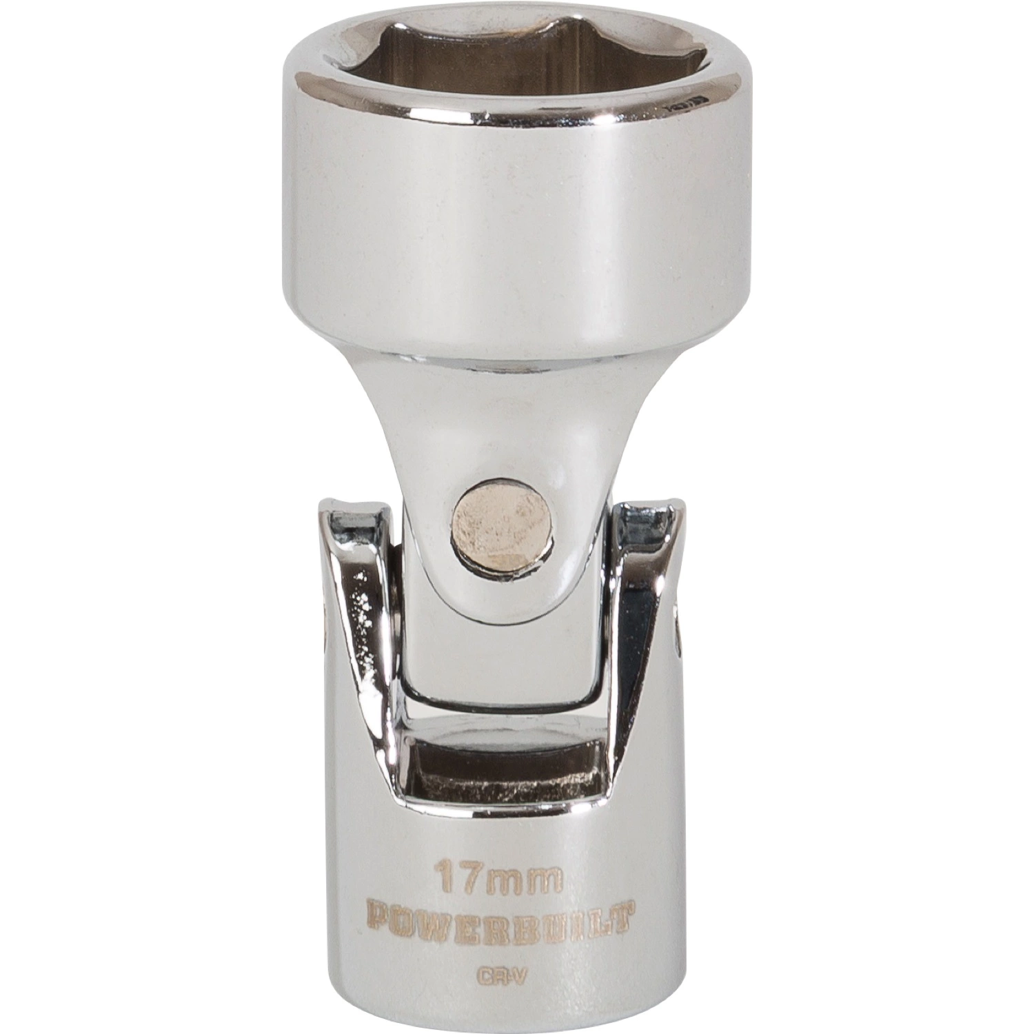 Powerbuilt 3/8" Dr. 17mm 6pt Universal Socket - 641908 1 Powerbuilt 3/8" Dr. 17mm 6pt Universal Socket - 641908