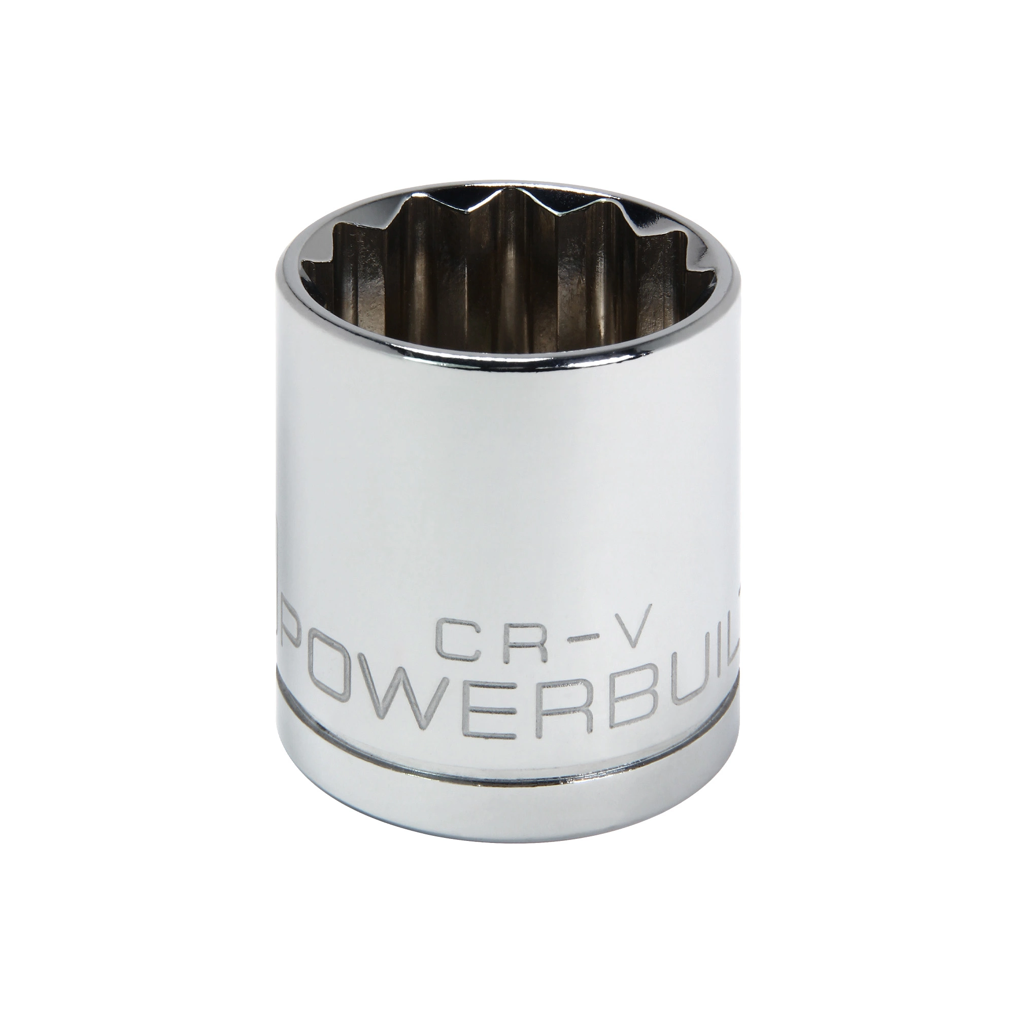 Powerbuilt 1/2 Inch Drive x 1-1/16 Inch 12 Point Shallow Socket - 642008 1 Powerbuilt 1/2 Inch Drive x 1-1/16 Inch 12 Point Shallow Socket - 642008