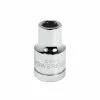 Powerbuilt 1/2 Inch Drive x 3/8 Inch 12 Point Shallow Socket - 642038