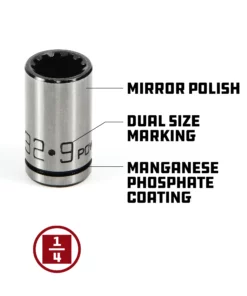 Powerbuilt 8 Piece 1/4 Inch Drive Universal Socket Set with Tray - 642053 -Hot Sale Powerbuilt Shop 642053 03