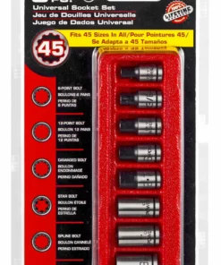Powerbuilt 8 Piece 1/4 Inch Drive Universal Socket Set with Tray - 642053 -Hot Sale Powerbuilt Shop 642053v1 scaled