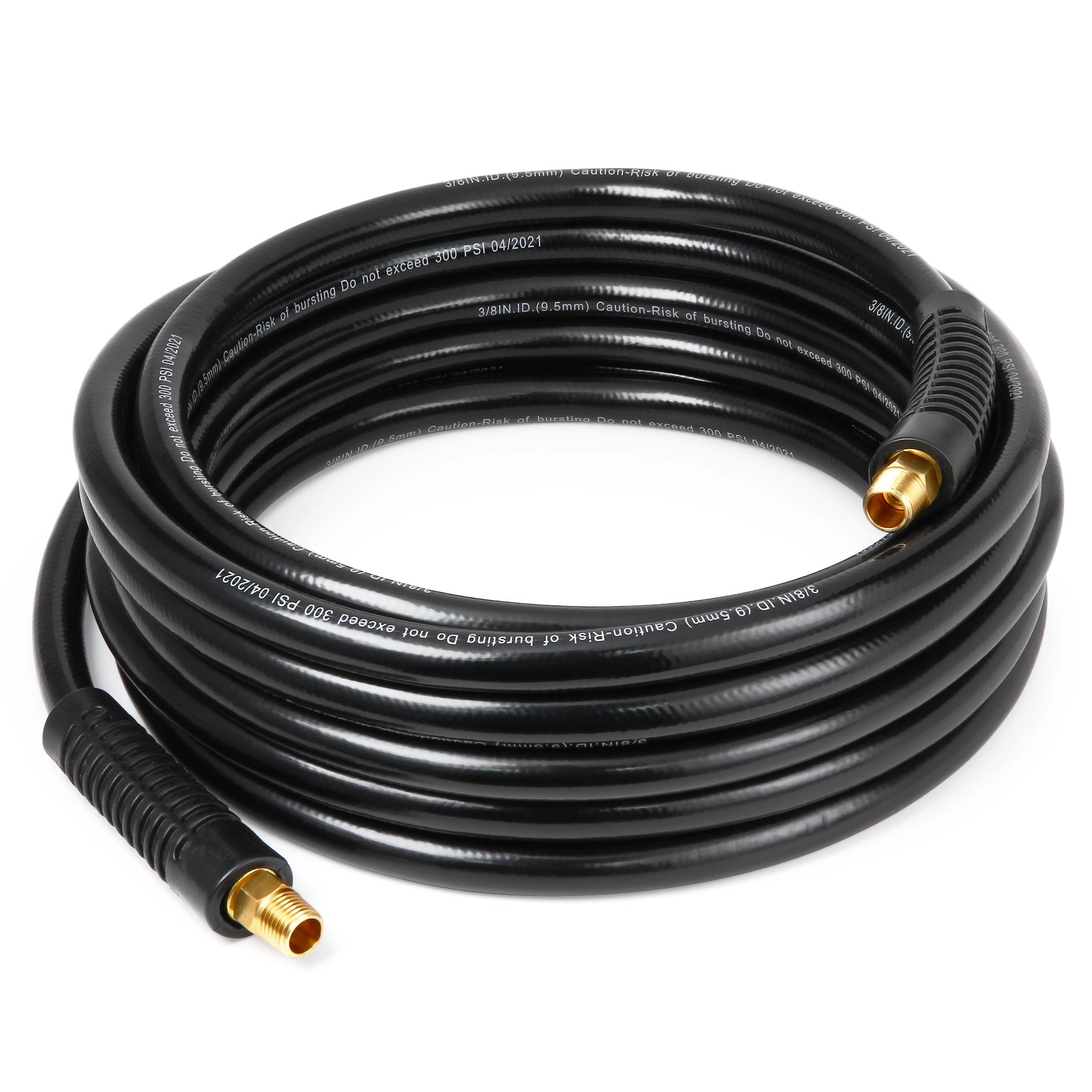 Powerbuilt 25 Foot by 3/8 Inch PVC Air Hose - 642134 1 Powerbuilt 25 Foot by 3/8 Inch PVC Air Hose - 642134