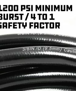 Powerbuilt 25 Foot by 3/8 Inch PVC Air Hose - 642134 8 Powerbuilt 25 Foot by 3/8 Inch PVC Air Hose - 642134 -Hot Sale Powerbuilt Shop 642134 04