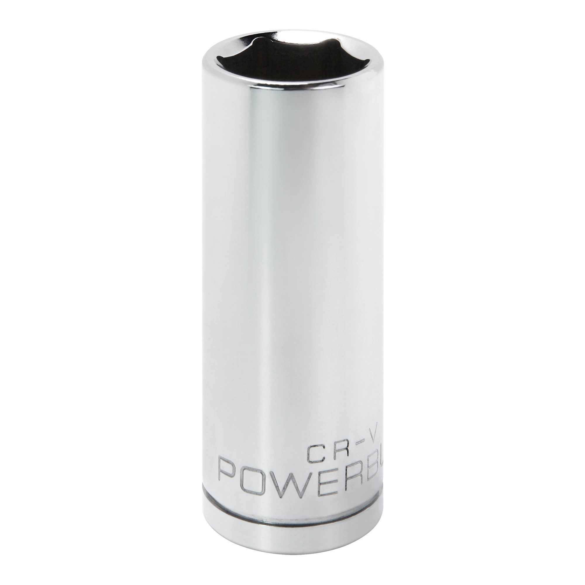 Powerbuilt 1/2 Inch Drive x 13/16 Inch 6 Point Deep Socket - 642204 1 Powerbuilt 1/2 Inch Drive x 13/16 Inch 6 Point Deep Socket - 642204