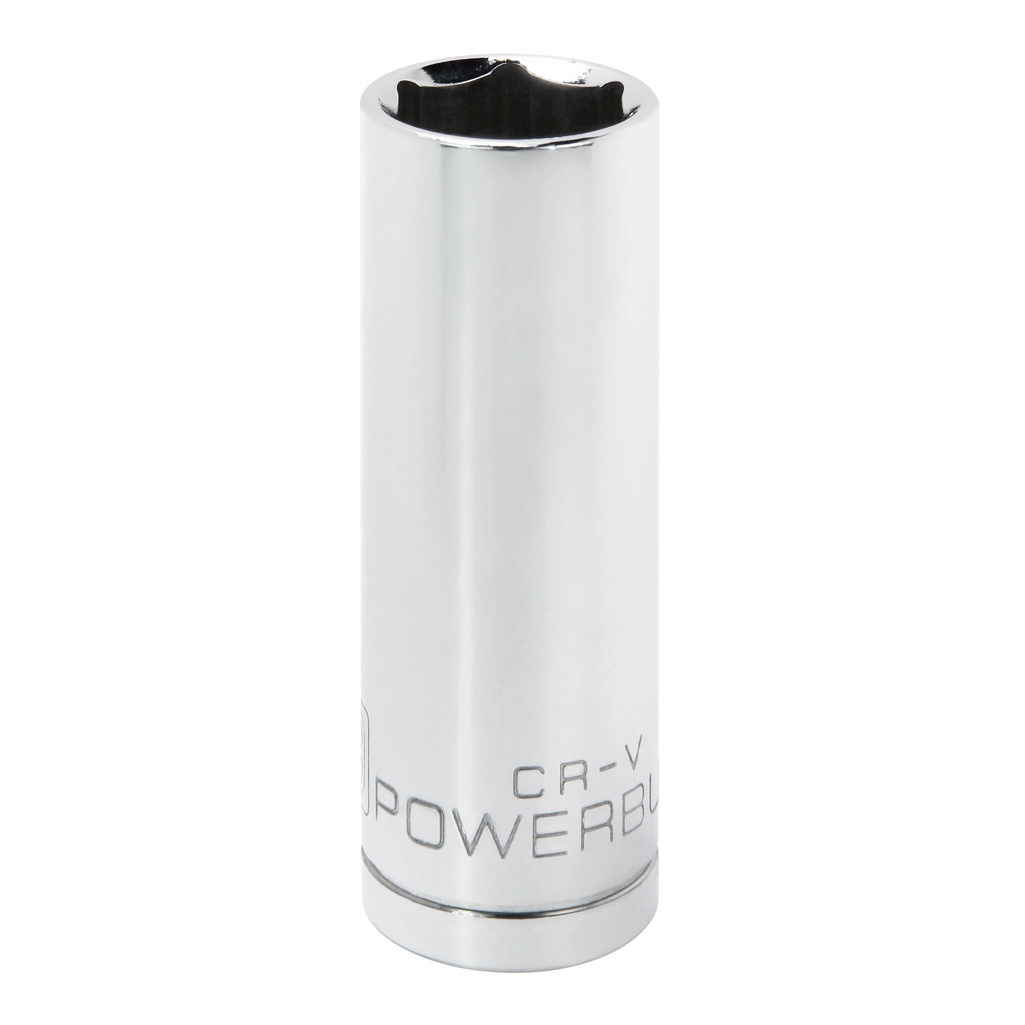 Powerbuilt 1/2 Inch Drive x 19 MM 6 Point Deep Socket - 642213 1 Powerbuilt 1/2 Inch Drive x 19 MM 6 Point Deep Socket - 642213