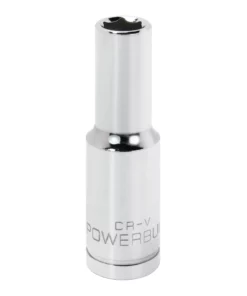 Powerbuilt 1/2 Inch Drive x 11 MM 6 Point Deep Socket - 642218