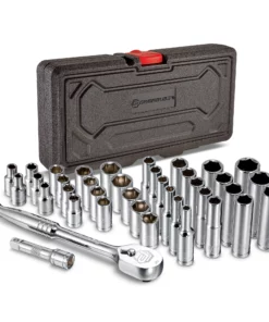 Powerbuilt 38 Piece 1/4 Inch Drive Mechanics Tool Set - 642450