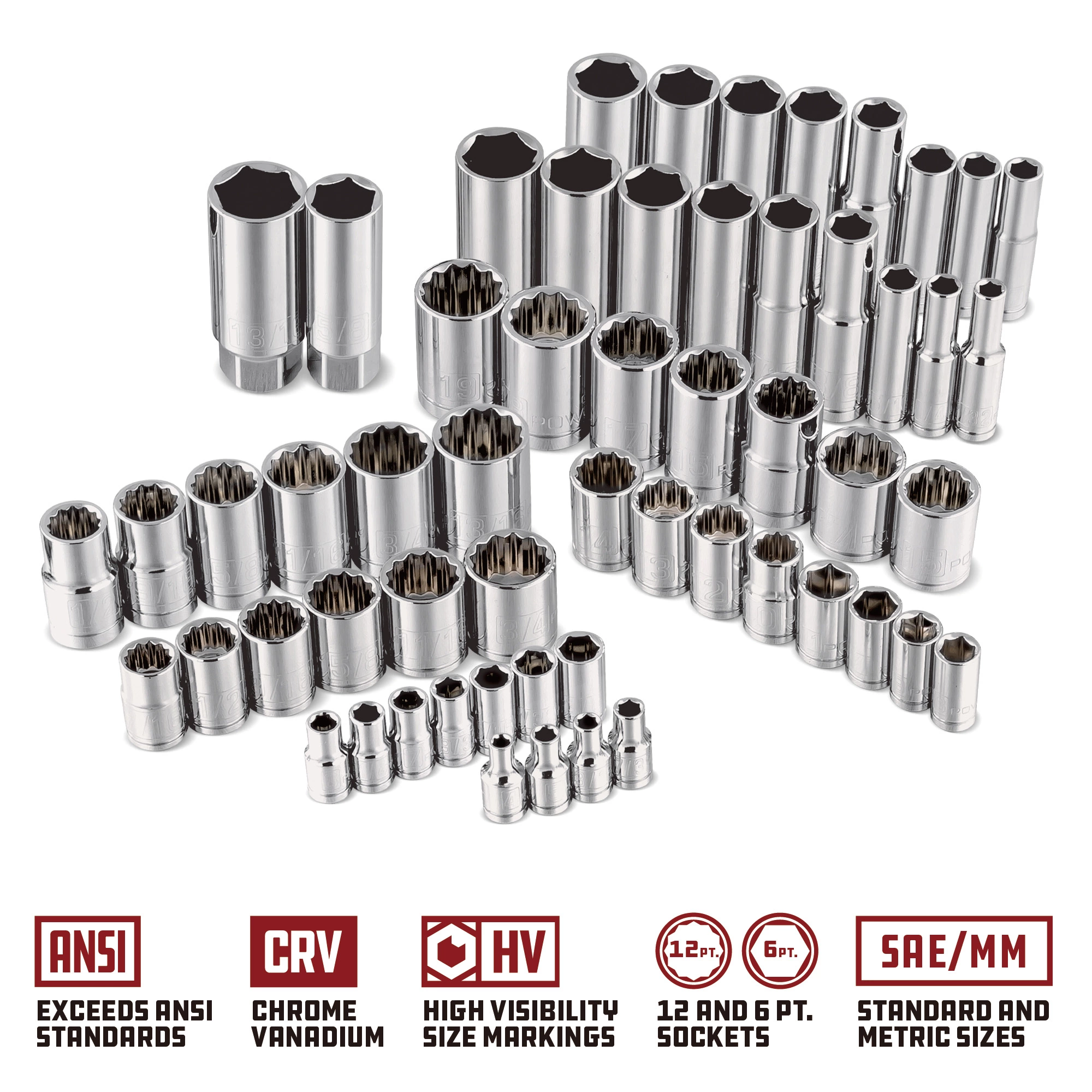 Powerbuilt 152 Piece Master Mechanic's Service Tool Set - 642453 5 Powerbuilt 152 Piece Master Mechanic's Service Tool Set - 642453 - Image 5