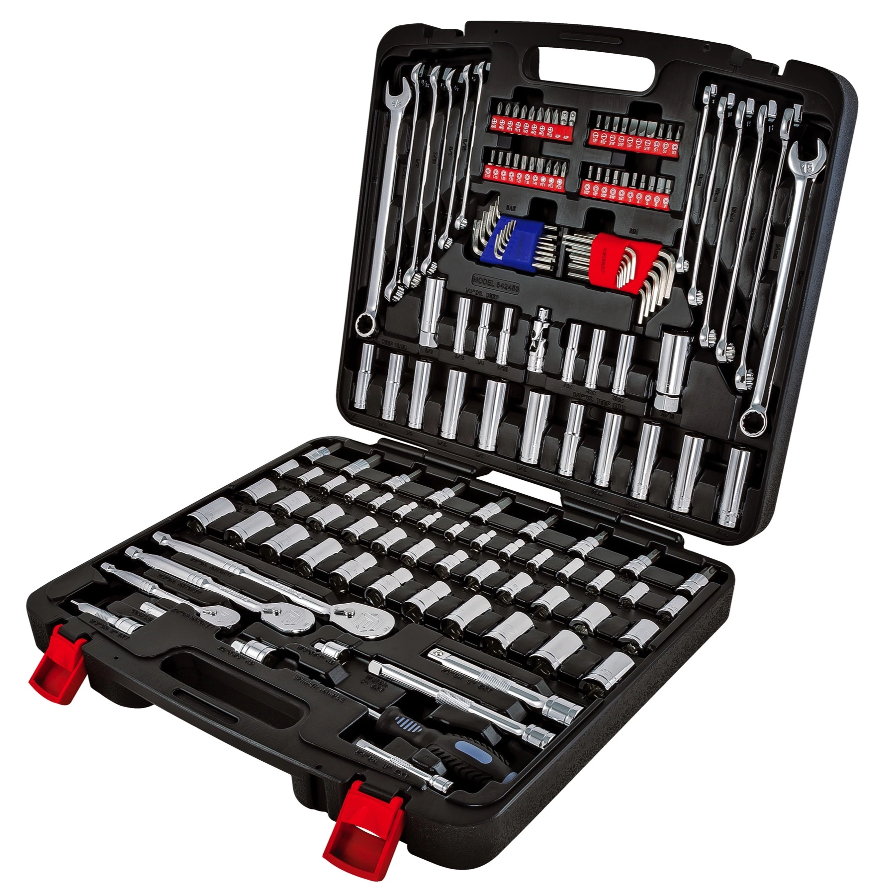 Powerbuilt 152 Piece Master Mechanic's Service Tool Set - 642453 2 Powerbuilt 152 Piece Master Mechanic's Service Tool Set - 642453 - Image 2