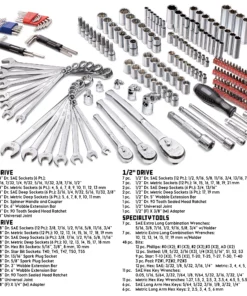 Powerbuilt 200 Piece Master Mechanic's Service Tool Set - 642472 9 Powerbuilt 200 Piece Master Mechanic's Service Tool Set - 642472 -Hot Sale Powerbuilt Shop 642472 200pc 02