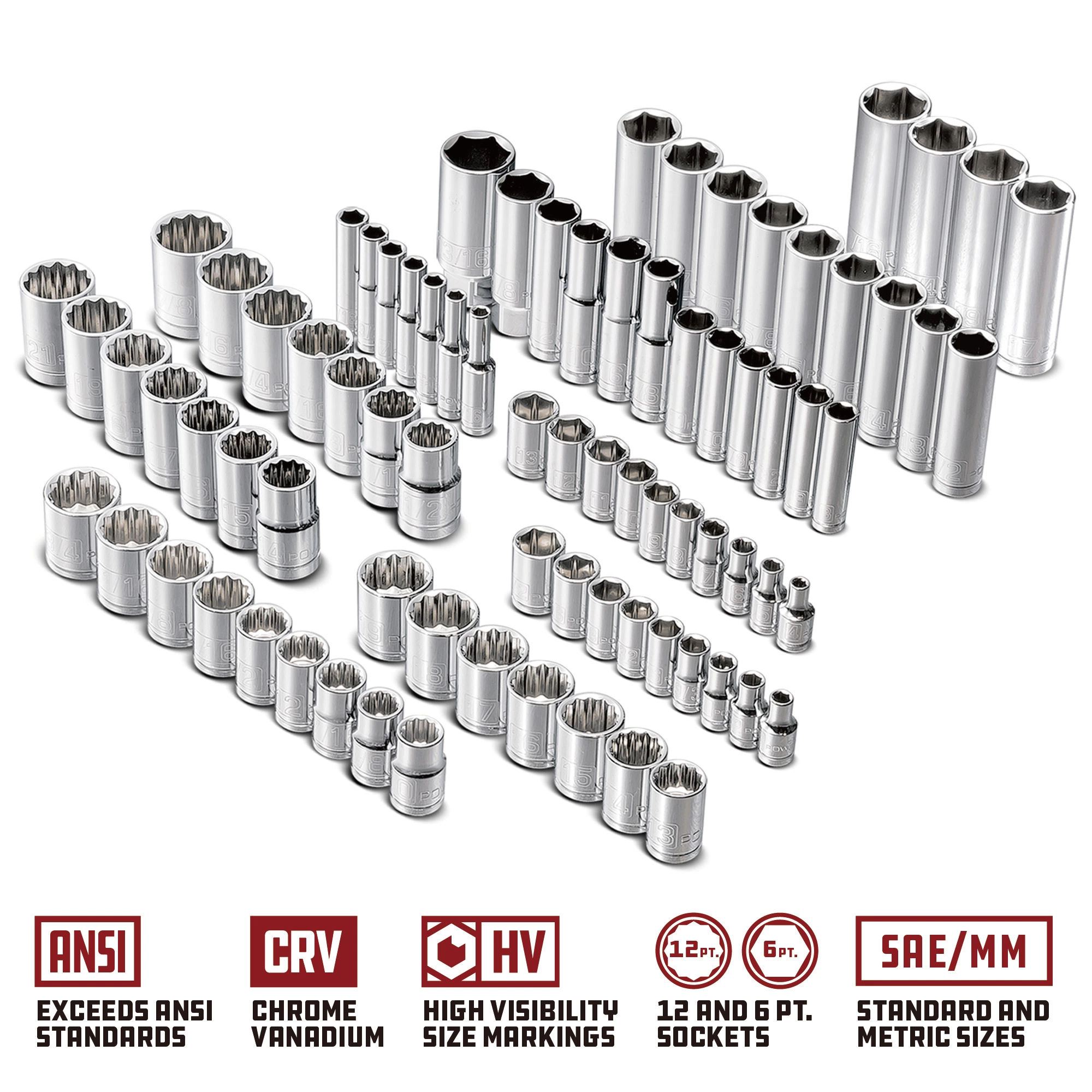 Powerbuilt 200 Piece Master Mechanic's Service Tool Set - 642472 5 Powerbuilt 200 Piece Master Mechanic's Service Tool Set - 642472 - Image 5