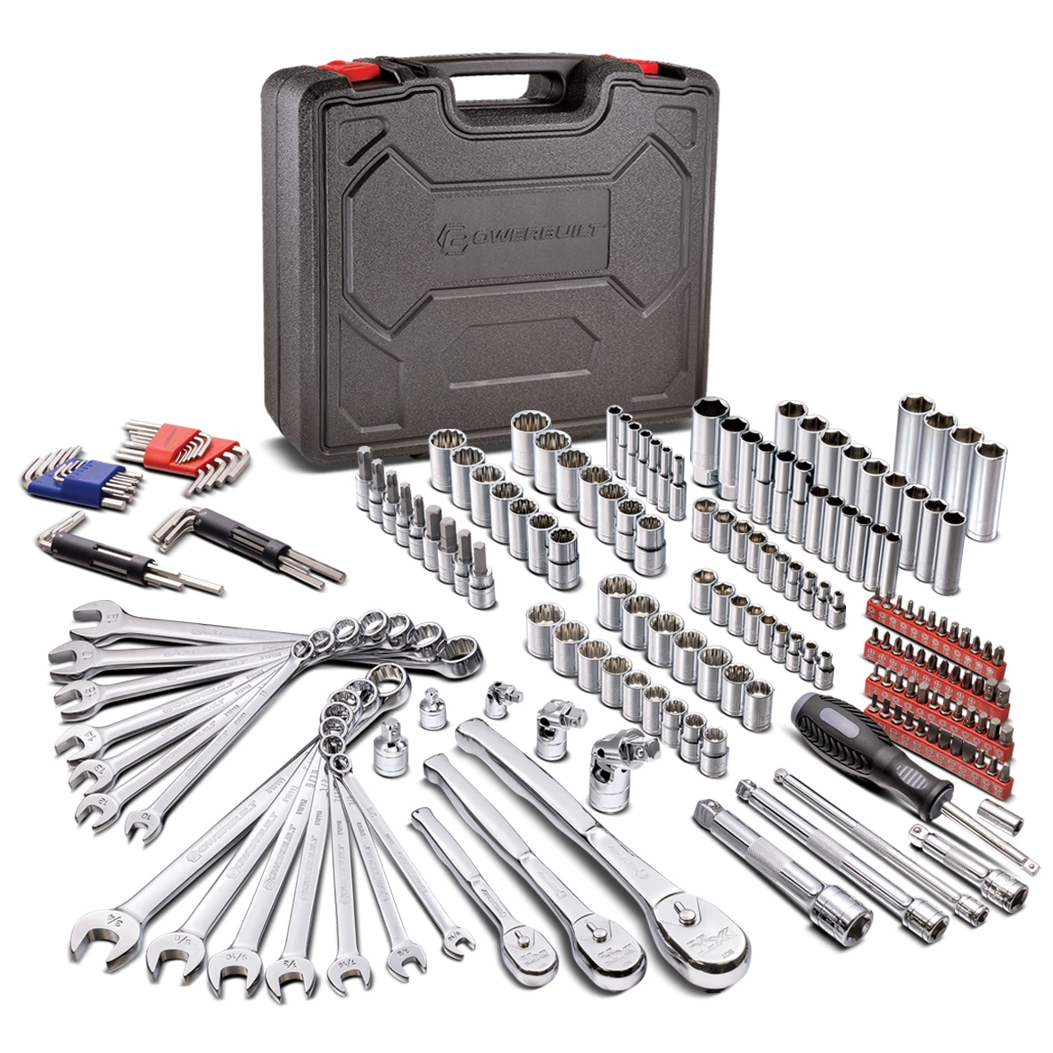 Powerbuilt 200 Piece Master Mechanic's Service Tool Set - 642472 1 Powerbuilt 200 Piece Master Mechanic's Service Tool Set - 642472