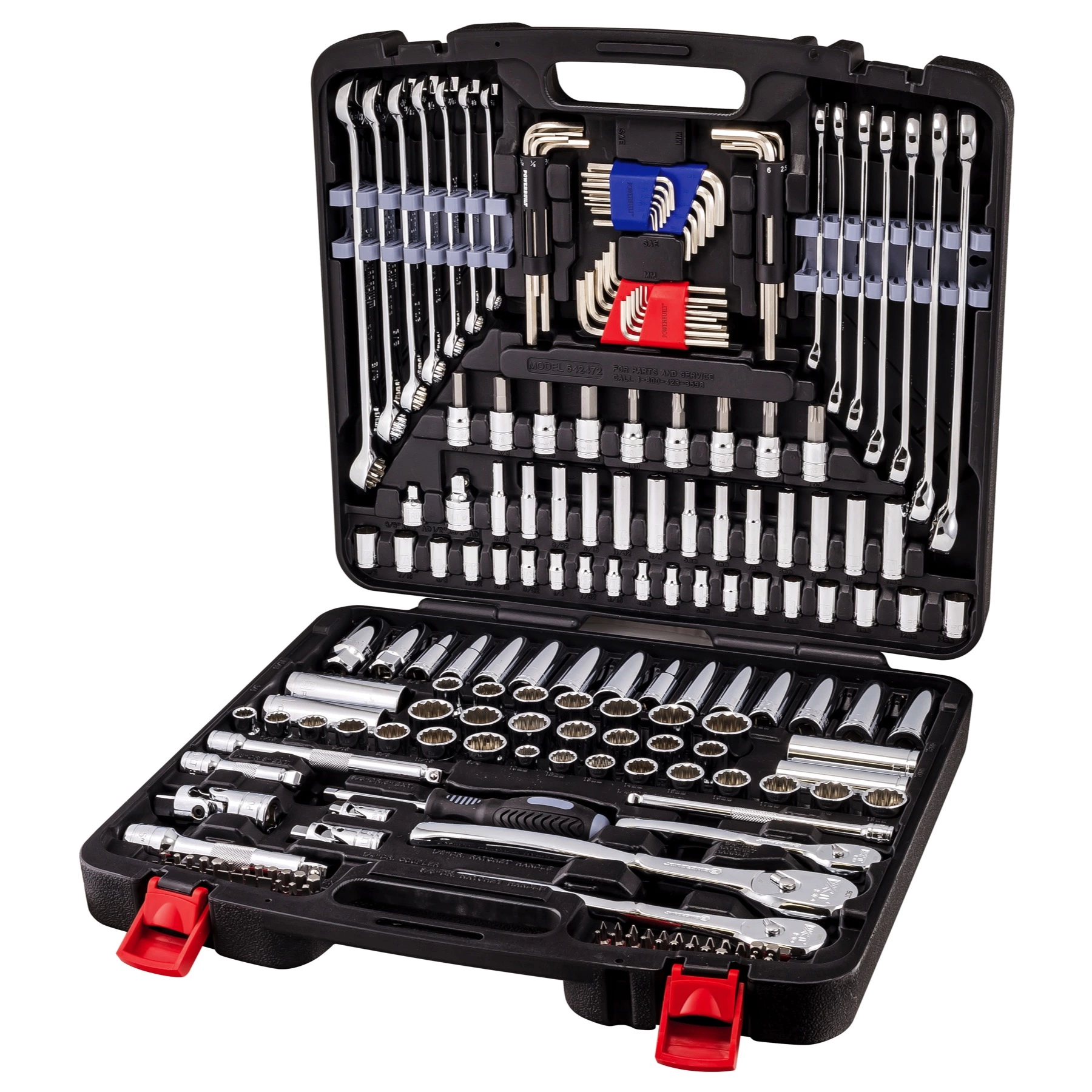 Powerbuilt 200 Piece Master Mechanic's Service Tool Set - 642472 2 Powerbuilt 200 Piece Master Mechanic's Service Tool Set - 642472 - Image 2