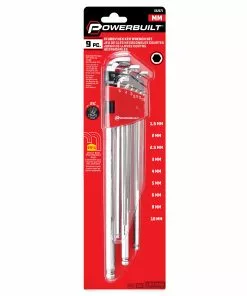Powerbuilt 9 Piece Metric Stubby Long Arm Ball End Hex Key Wrench Set - 240100 9 Powerbuilt 9 Piece Metric Stubby Long Arm Ball End Hex Key Wrench Set - 240100 -Hot Sale Powerbuilt Shop 642674 05