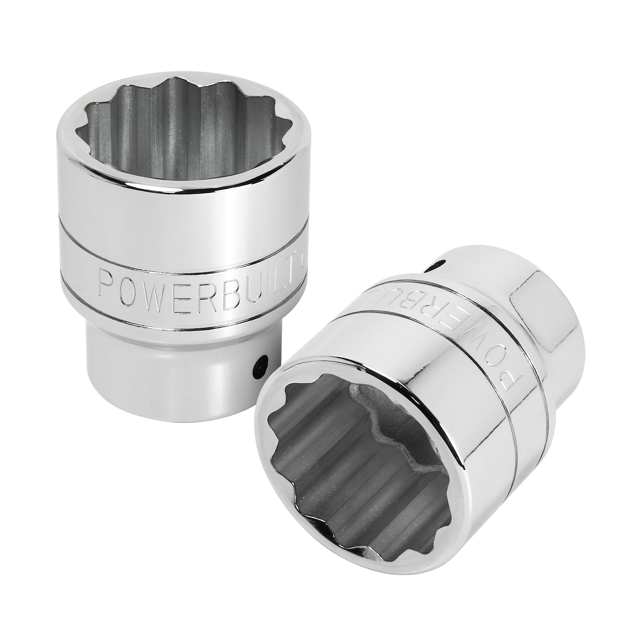 Powerbuilt 3/4 Inch Drive x 1-5/8 Inch 12 Point Shallow Socket - 643212 1 Powerbuilt 3/4 Inch Drive x 1-5/8 Inch 12 Point Shallow Socket - 643212