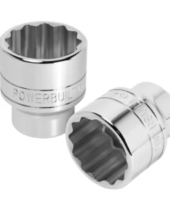Powerbuilt 3/4 Inch Drive x 1-7/8 Inch 12 Point Shallow Socket - 643216