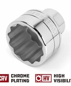 Powerbuilt 3/4 Inch Drive x 2-1/4 Inch 12 Point Shallow Socket - 643222 9 Powerbuilt 3/4 Inch Drive x 2-1/4 Inch 12 Point Shallow Socket - 643222 -Hot Sale Powerbuilt Shop 643222 2 1 420in 03