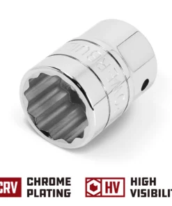 Powerbuilt 3/4 Inch Drive x 29 MM 12 Point Shallow Socket - 643232 -Hot Sale Powerbuilt Shop 643232 29mm 03