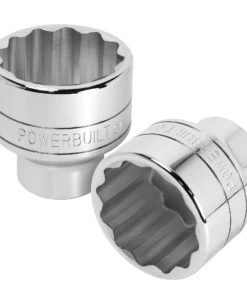 Powerbuilt 3/4 Inch Drive x 55 MM 12 Point Shallow Socket - 643242