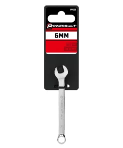 Powerbuilt 6 MM Fully Polished Metric Combination Wrench - 644110 -Hot Sale Powerbuilt Shop 644110 206mm 03