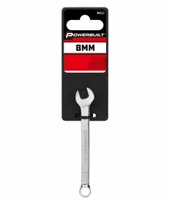 Powerbuilt 8 MM Fully Polished Metric Combination Wrench - 644112 11 Powerbuilt 8 MM Fully Polished Metric Combination Wrench - 644112 -Hot Sale Powerbuilt Shop 644112 208mm 03