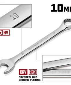 Powerbuilt 10 MM Fully Polished Metric Combination Wrench - 644114 10 Powerbuilt 10 MM Fully Polished Metric Combination Wrench - 644114 -Hot Sale Powerbuilt Shop 644114 2010mm 02