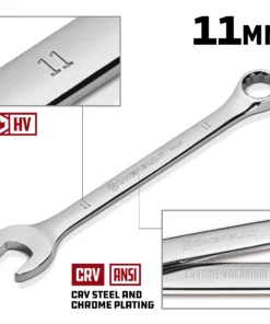 Powerbuilt 11 MM Fully Polished Metric Combination Wrench - 644115 10 Powerbuilt 11 MM Fully Polished Metric Combination Wrench - 644115 -Hot Sale Powerbuilt Shop 644115 2011mm 02