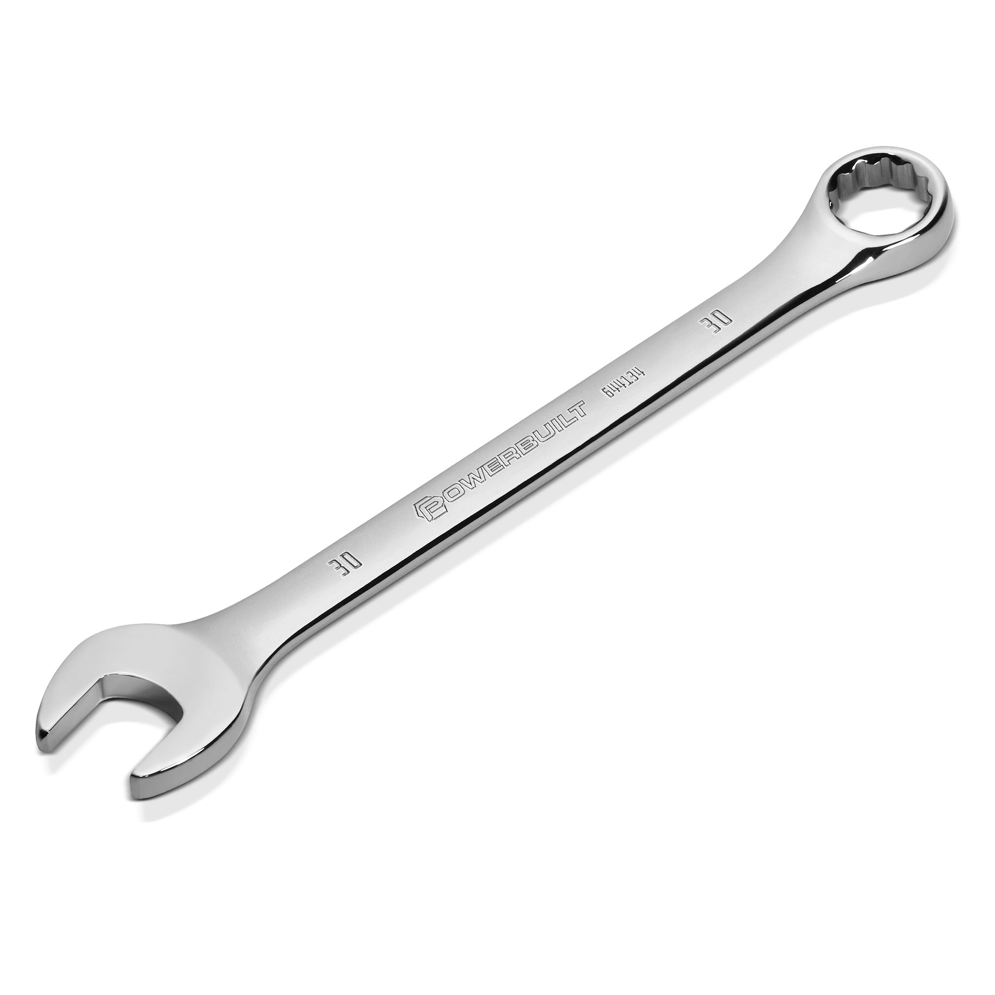 Powerbuilt 30 MM Fully Polished Metric Combination Wrench - 644134 1 Powerbuilt 30 MM Fully Polished Metric Combination Wrench - 644134