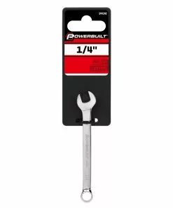 Powerbuilt 1/4 Inch Fully Polished SAE Raised Panel Combination Wrench - 644140 -Hot Sale Powerbuilt Shop 644140 1 420 03