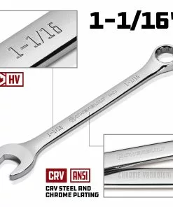 Powerbuilt 1-1/16 Inch Fully Polished SAE Combination Wrench - 644153 -Hot Sale Powerbuilt Shop 644153 1 1 1620 02