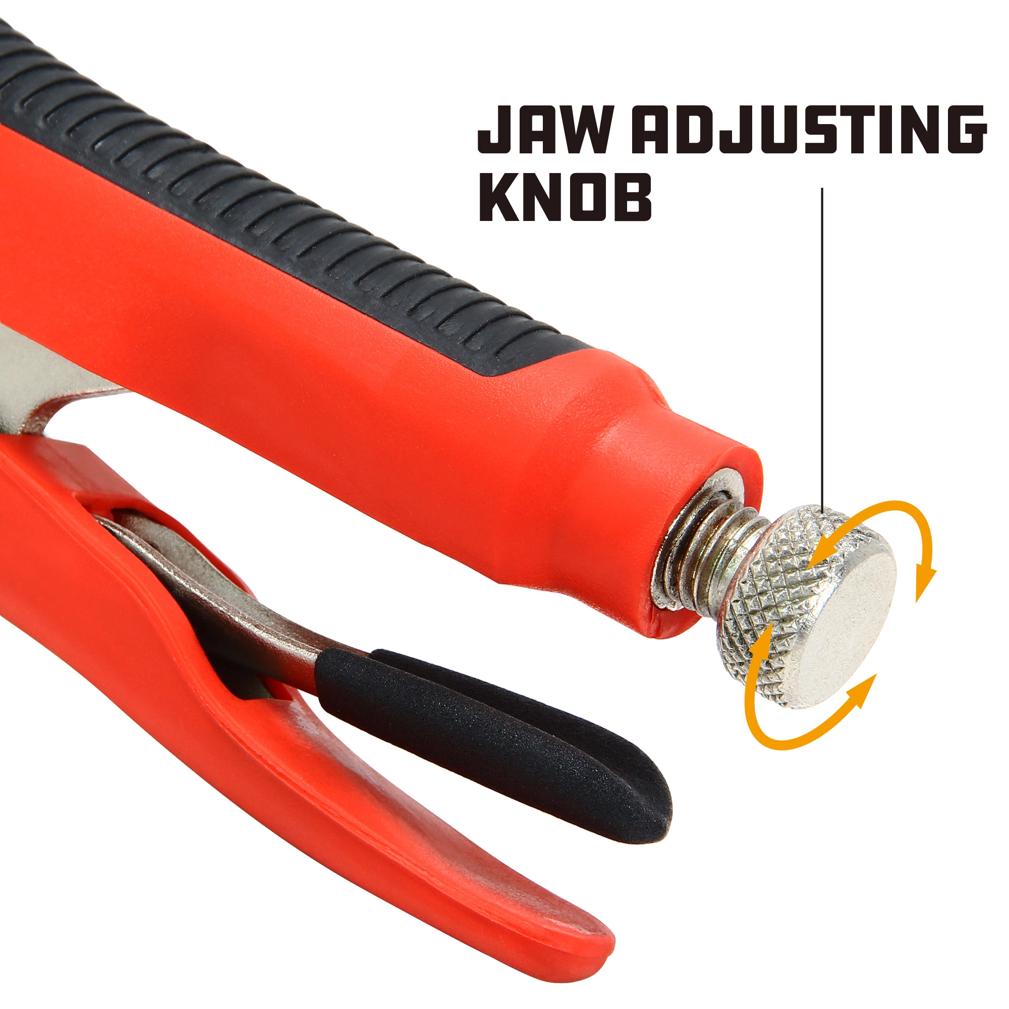 Powerbuilt 5 Inch Curved Jaw Locking Pliers W/ Inj Hndl - 645014 6 Powerbuilt 5 Inch Curved Jaw Locking Pliers W/ Inj Hndl - 645014 - Image 6