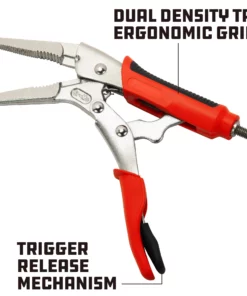 Powerbuilt 6 Inch Long Nose Locking Pliers - 645015 -Hot Sale Powerbuilt Shop 645015 04