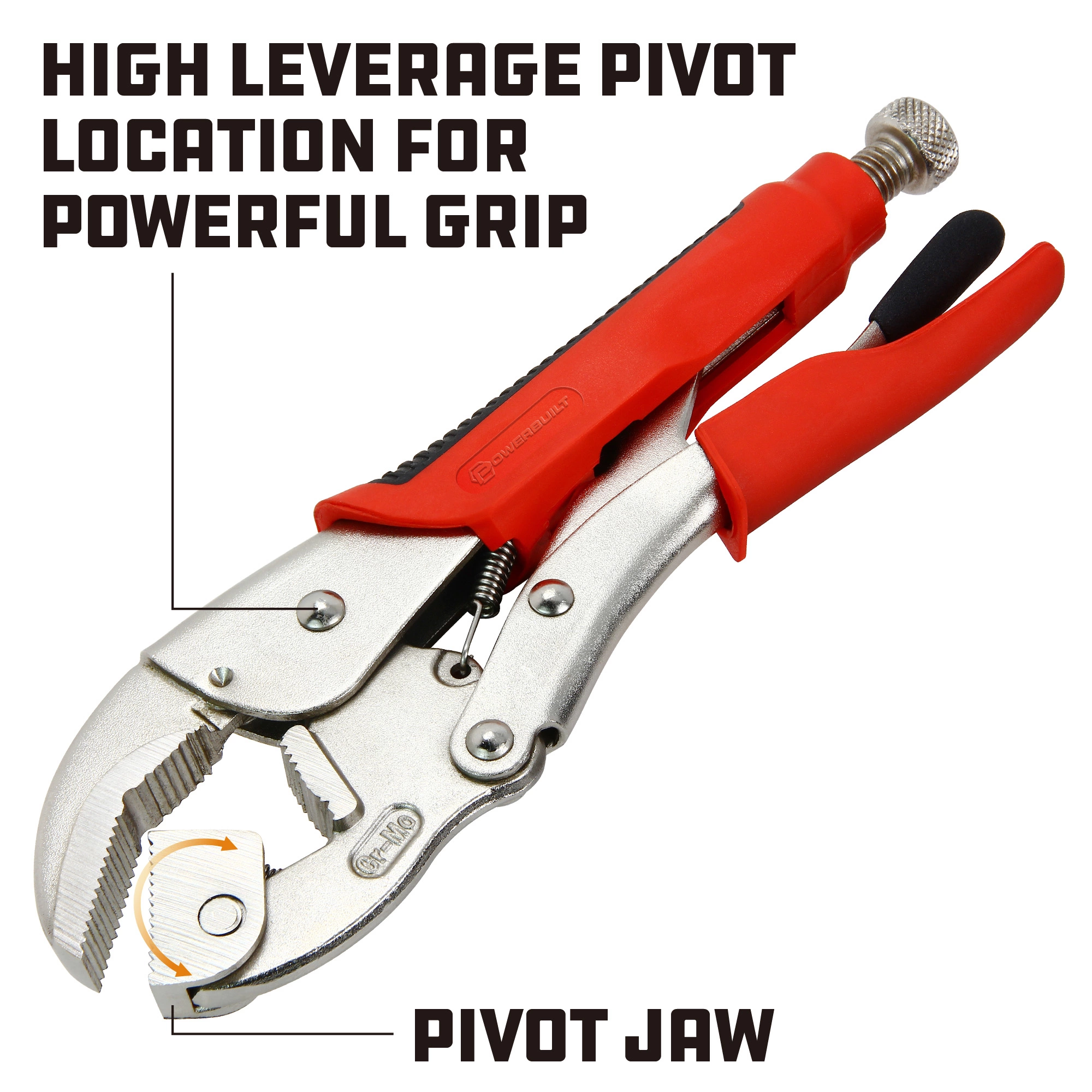 Powerbuilt 10 Inch Locking Pliers - 645016 4 Powerbuilt 10 Inch Locking Pliers - 645016 - Image 4