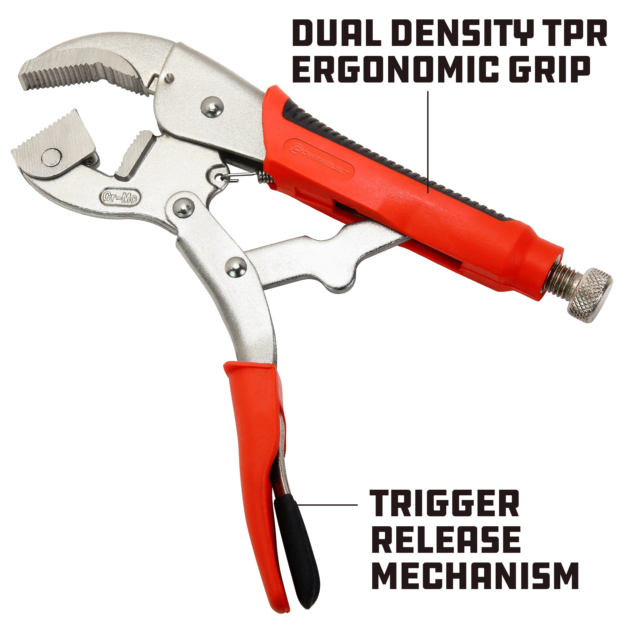 Powerbuilt 10 Inch Locking Pliers - 645016 3 Powerbuilt 10 Inch Locking Pliers - 645016 - Image 3