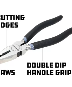 Powerbuilt 7 Inch Pro Tech Linesman Pliers - 645034 -Hot Sale Powerbuilt Shop 645034 7in20linesman 03