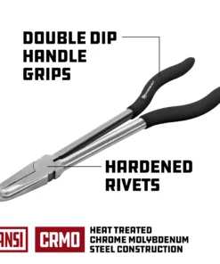 Powerbuilt 11 Inch Pro Tech 90° Long Reach Long Nose Pliers - 645040 -Hot Sale Powerbuilt Shop 645040 03