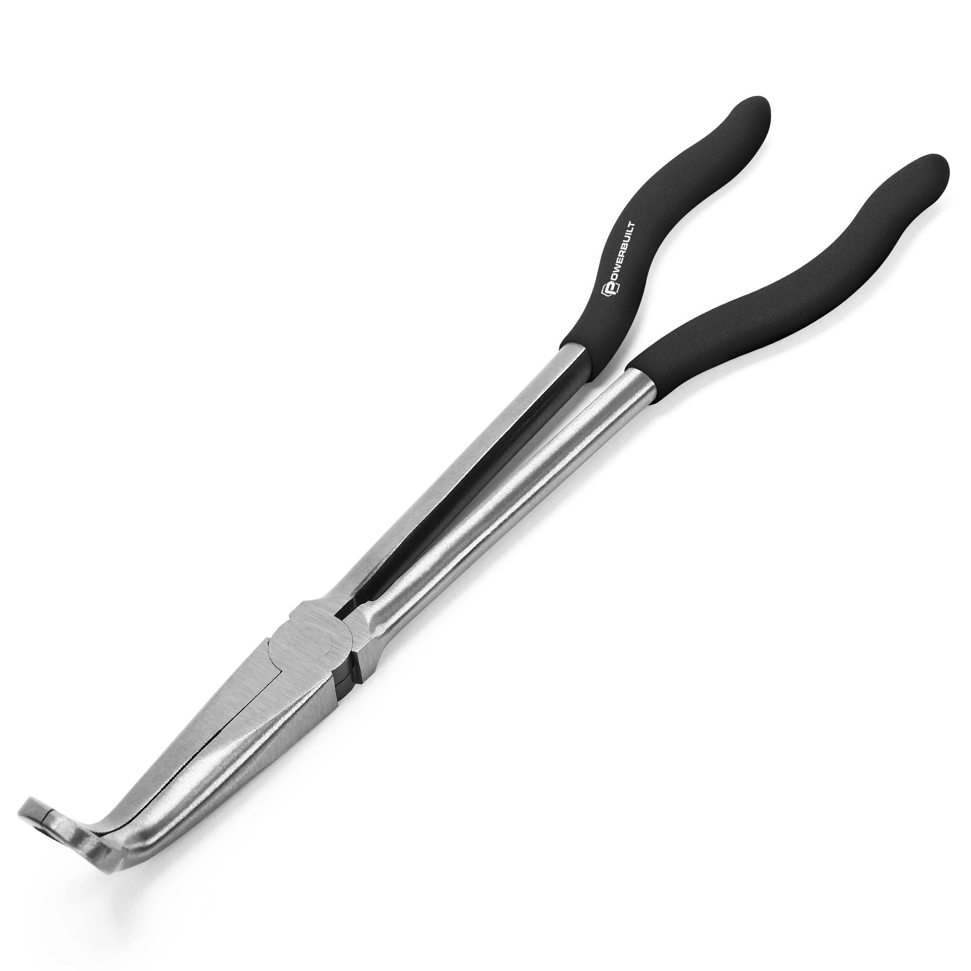 Powerbuilt 11 Inch Pro Tech Hose Clamp Long Reach Long Nose Pliers - 645041 1 Powerbuilt 11 Inch Pro Tech Hose Clamp Long Reach Long Nose Pliers - 645041
