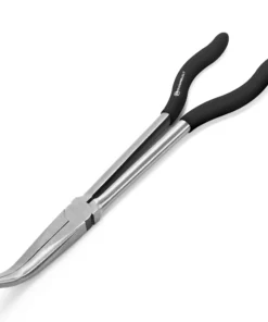 Powerbuilt 11 Inch Pro Tech 45° Long Reach Long Nose Pliers - 645042