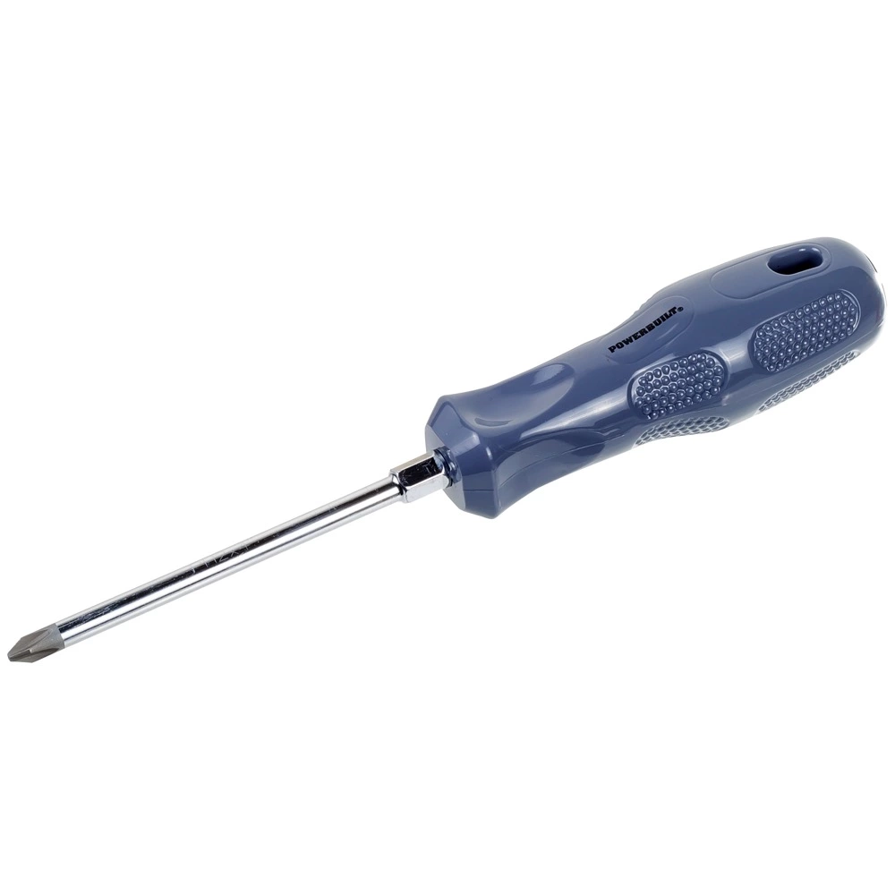 Powerbuilt #2 x 4 Inch Phillips Screwdriver with Acetate Handle - 646126 1 Powerbuilt #2 x 4 Inch Phillips Screwdriver with Acetate Handle - 646126