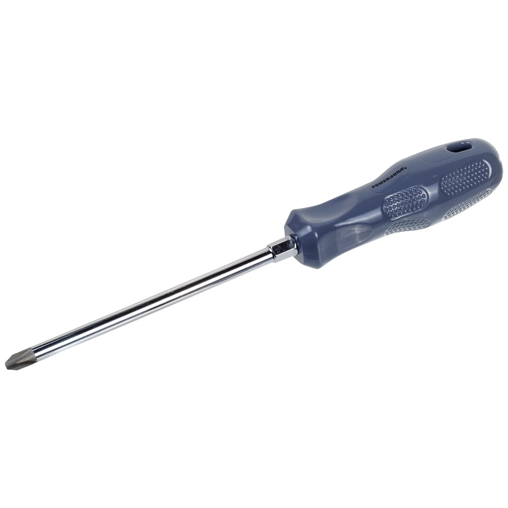 Powerbuilt #3 x 6 Inch Phillips Screwdriver with Acetate Handle - 646128 1 Powerbuilt #3 x 6 Inch Phillips Screwdriver with Acetate Handle - 646128