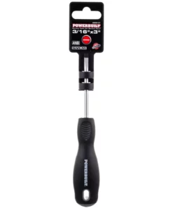 Powerbuilt 3/16 x 3 Inch Slotted Screwdriver with Double Injection Handle - 646131 3 Powerbuilt 3/16 x 3 Inch Slotted Screwdriver with Double Injection Handle - 646131 -Hot Sale Powerbuilt Shop 646131v1 1