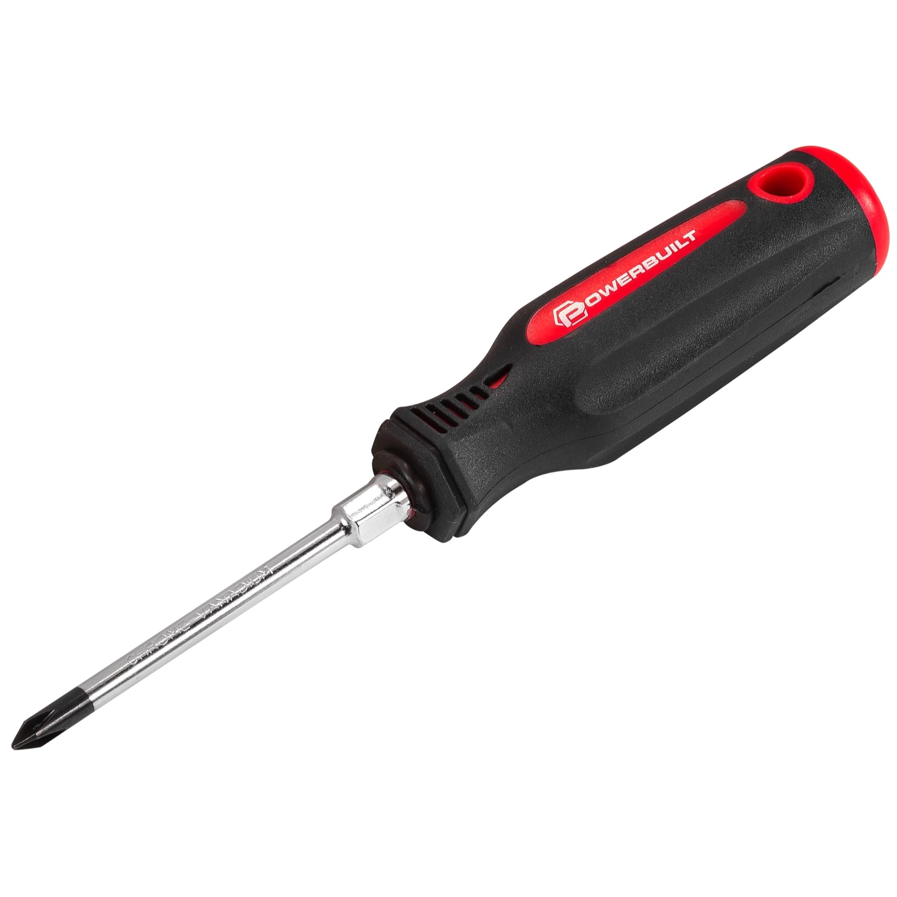 Powerbuilt #1 x 3 Inch Phillips Screwdriver with Double Injection Handle - 646162 1 Powerbuilt #1 x 3 Inch Phillips Screwdriver with Double Injection Handle - 646162