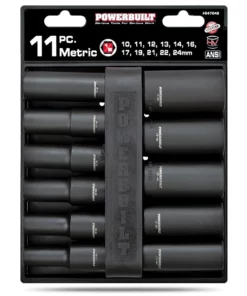Powerbuilt 11 Piece 1/2 Inch Drive 6 Point Metric Deep Impact Socket Set - 647048 10 Powerbuilt 11 Piece 1/2 Inch Drive 6 Point Metric Deep Impact Socket Set - 647048 -Hot Sale Powerbuilt Shop 647048 2