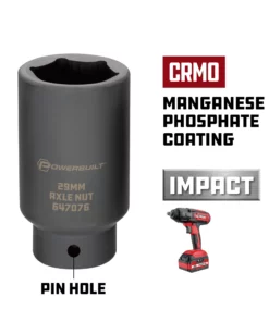 Powerbuilt 1/2-Inch Drive 29mm Axle Nut Socket - 647076 -Hot Sale Powerbuilt Shop 647076 29mm 3