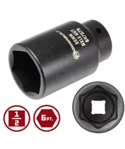Powerbuilt 1/2 in. Dr. 35mm Axle Nut Socket - 647079 -Hot Sale Powerbuilt Shop 647079 35mm 2