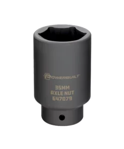 Powerbuilt 1/2 in. Dr. 35mm Axle Nut Socket - 647079